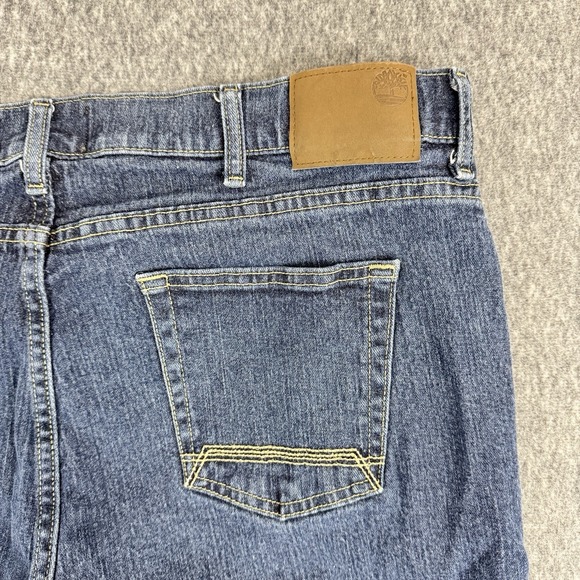 Timberland Other - Timberland Work Wear Straight Fit Stretch Denim Jeans Blue Mens 42x30